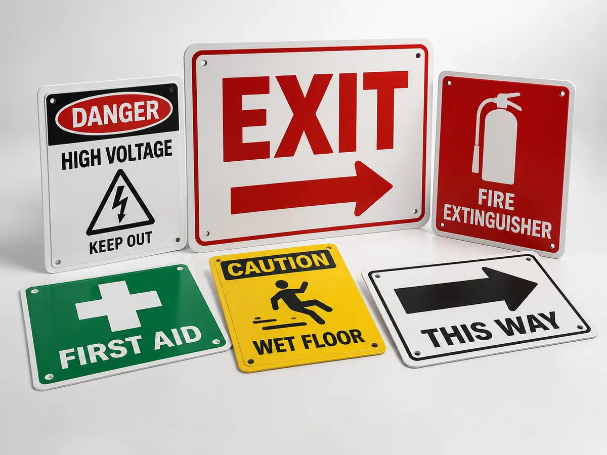 Direction, Safety and Warning Signs