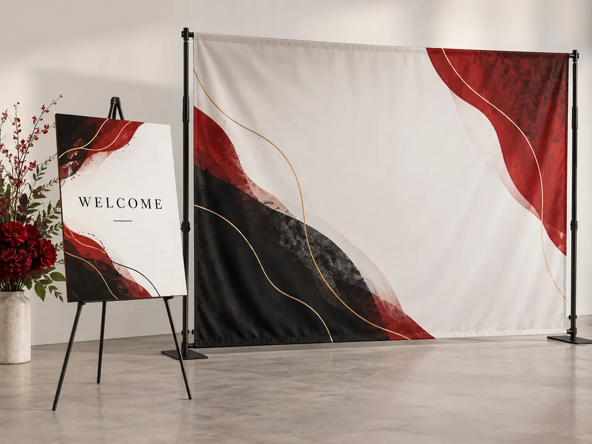 Welcome Boards and Event Backdrops