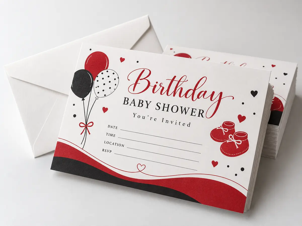 Birthday and Baby-Shower Invitations
