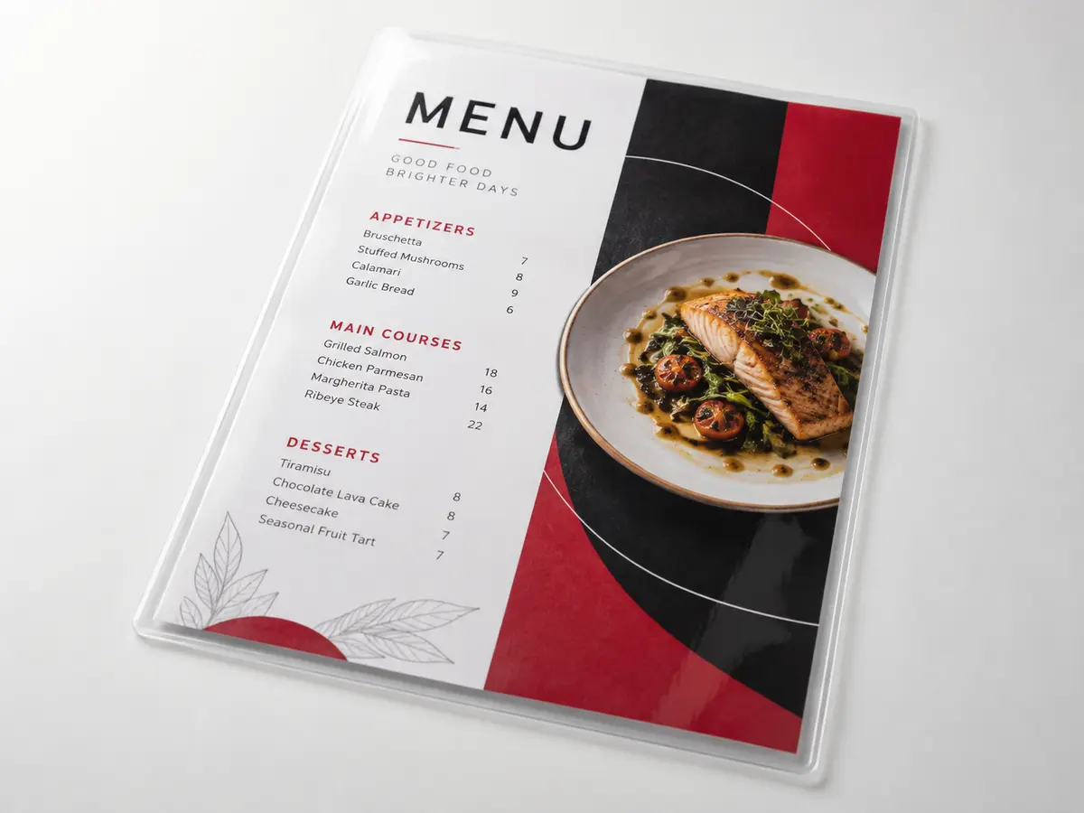 Document, Menu and Poster Lamination product visual