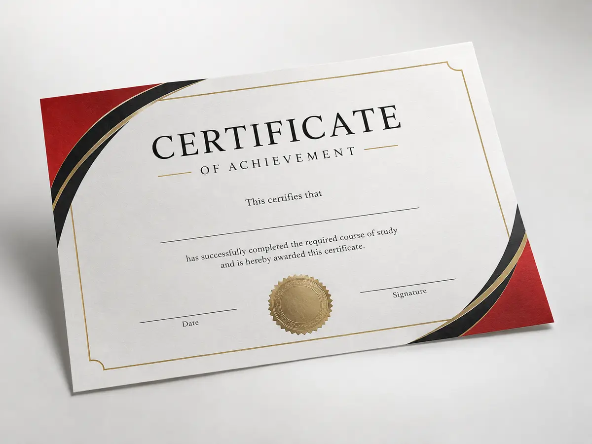 Appreciation Certificate product visual