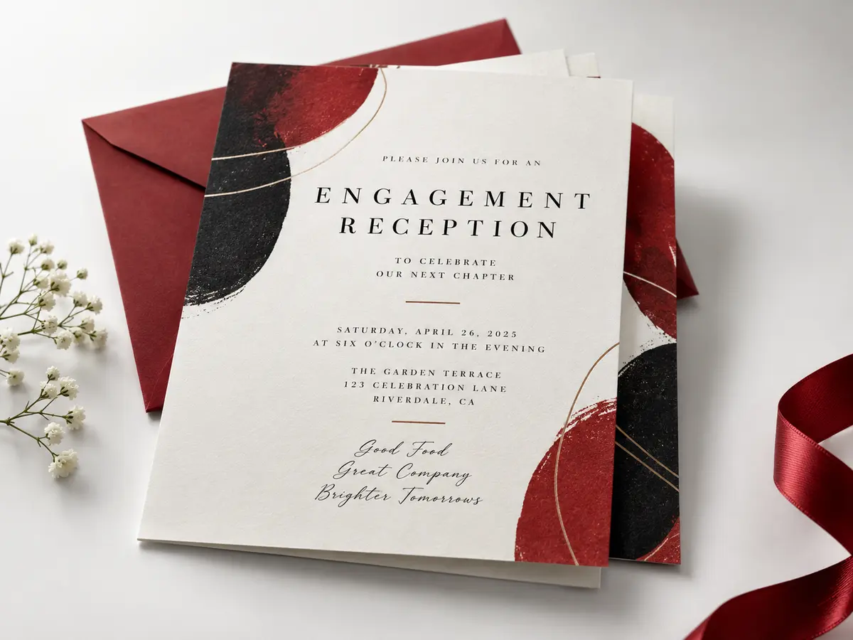 Engagement and Reception Invitations product visual