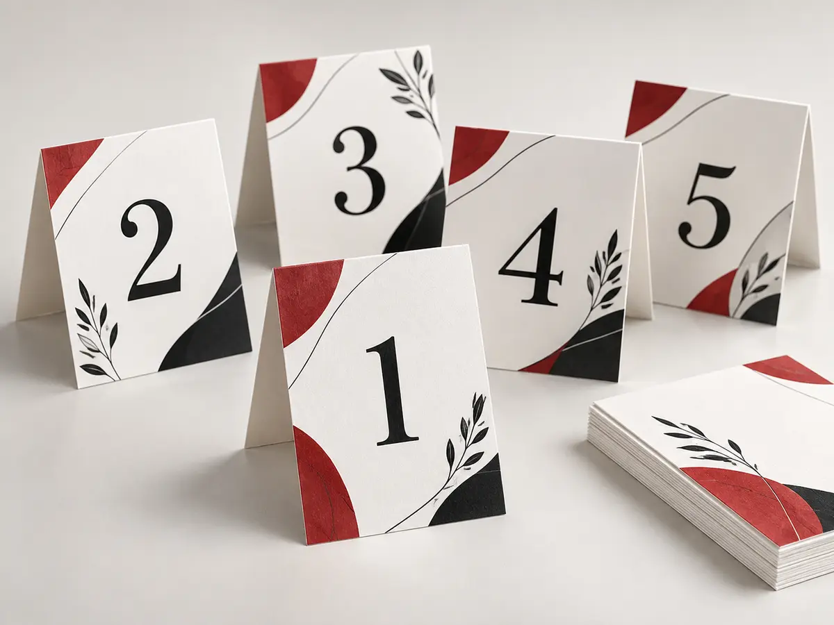 Place Cards and Table-Number Cards product visual